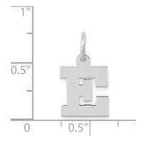 Load image into Gallery viewer, 14KW Small Block Letter E Initial Charm
