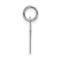 Load image into Gallery viewer, 14KW Small Block Letter N Initial Charm
