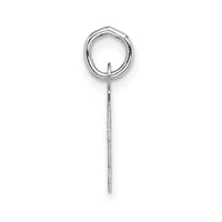 Load image into Gallery viewer, 14KW Small Block Letter T Initial Charm
