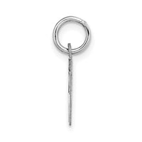 Load image into Gallery viewer, 14KW Small Block Letter W Initial Charm
