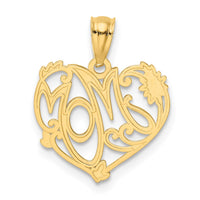 Load image into Gallery viewer, 14k and Rhodium MOM Pendant
