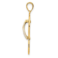 Load image into Gallery viewer, 14K Enamel Cut-out Flip Flop w/ Sea Turtles Pendant
