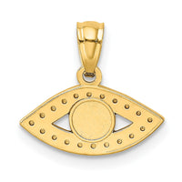 Load image into Gallery viewer, 14K Enameled Eye Pendant
