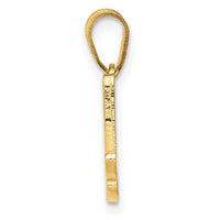 Load image into Gallery viewer, 14KY Script Letter A Initial Pendant
