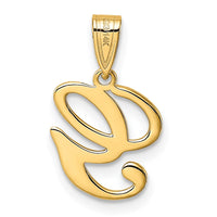 Load image into Gallery viewer, 14KY Script Letter G Initial Pendant
