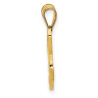 Load image into Gallery viewer, 14KY Script Letter H Initial Pendant
