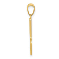 Load image into Gallery viewer, 14KY Script Letter J Initial Pendant
