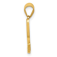 Load image into Gallery viewer, 14KY Script Letter L Initial Pendant
