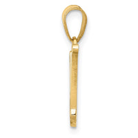 Load image into Gallery viewer, 14KY Script Letter N Initial Pendant
