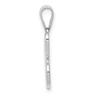 Load image into Gallery viewer, 14KW White Gold Script Letter C Initial  Pendant
