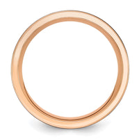 Load image into Gallery viewer, Chisel Black Zirconium Brushed and Polished Rose IP-plated 8mm Band
